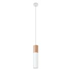 Witte hanglamp Francesca, aluminium