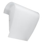 Witte wandlamp Matias, glas