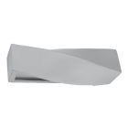 Moderne up down wandlamp Annick, grijs, keramiek