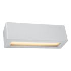 Moderne up down wandlamp Emmaly, grijs, keramiek