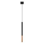 Moderne hanglamp Ilonca, koper, aluminium