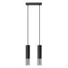 Moderne hanglamp Hediye, chroom, aluminium, 2L