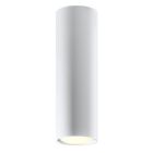 Witte opbouwspot Harley, aluminium, 20 cm