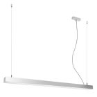 Moderne hanglamp Mascha, grijs, aluminium, 38w, 3000K