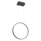 Moderne hanglamp Ringo, zwart, aluminium, 30w, 3000K