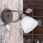 Roestkleurige wandlamp klassiek, Astrid