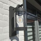 Antraciet schemersensor buitenlamp Sambesi, Modern