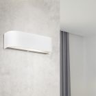 Witte up down wandlamp glas, Tomaso, 3,1W, 3000K LED