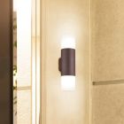 Roestkleurige buitenlamp modern, Fjelso, IP44