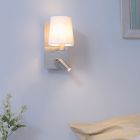 Moderne wandlamp Soro, Nikkel