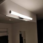 Chromen spiegelverlichting modern, Staby, 6,5W, 3000K LED, IP44, met schakelaar