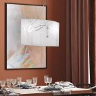 Moderne hanglamp Antoine, Wit