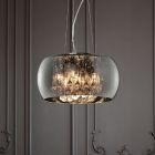 Moderne hanglamp Capucine, Chroom
