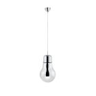 Moderne, Design Hanglamp Laryssa - Chroom, Transparant Helder