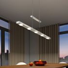 Nikkelen eettafel hanglamp modern, Awa, 3,5W, warm tot koud wit verstelbare LED