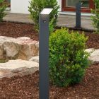 Antraciete staande buitenlamp met bewegingssensor, Solana, 9W, 3000K LED, IP54