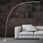 Witte booglamp modern, Libro, 18W, 3000K LED, met schakelaar