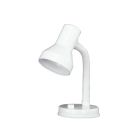 Witte bureaulamp kunststof, Lagos, met schakelaar