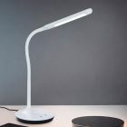 Witte bureaulamp modern, Yanis, 5W, warm tot koud wit verstelbare LED, met schakelaar