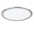 Nikkelen plafonnière modern, Badria, 15W, 3000K LED