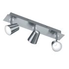 Nikkelen plafondlamp glas, Laysha, 6W, 3000K LED