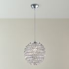 Chromen hanglamp retro, Ilse