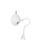Witte bureaulamp modern, Yelaisa, 3W, 3000K LED, met schakelaar
