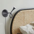 Zwarte tafellamp modern, Yelaisa, 3W, 3000K LED, met schakelaar