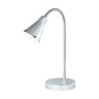 Grijze bureaulamp kunststof, Taimi, 3,8W, 3000K LED, met schakelaar