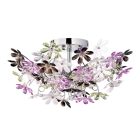 Chromen plafondlamp retro, Wooler