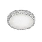 Witte plafonnière, Valentina, 27W, warm tot koud wit verstelbare LED, met afstandsbediening