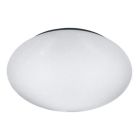Witte plafonnière kunststof, Vanysia, 12W, 4000K LED, IP44