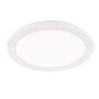Witte plafonnière modern, Gistrup, 15W, 3000K LED, IP44, 3-staps dimbaar