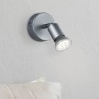 Zilveren wandspot modern, Belal