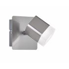 Nikkelen wandspot modern, Kolind, 4W, 3000K LED
