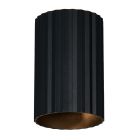 Zwarte up down wandlamp modern, Ulbe