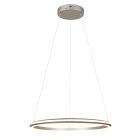 Nikkelen hanglamp modern, Jiry, 48W, white switch LED, 3-staps dimbaar