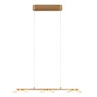 Messing hanglamp design, Fenno, 9W, 3000K LED, 3-staps dimbaar