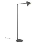 Antraciete vloerlamp modern, Jille, met schakelaar