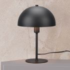 Zwarte tafellamp modern, Fransisca, met schakelaar