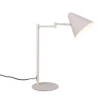 Grijze bureaulamp modern, Jille, met schakelaar