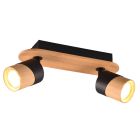 Landelijke plafondspot hout, Carine