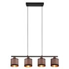 Taupe hanglamp modern, Denley