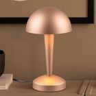 Taupe tafellamp modern, Delila, met touchdimmer