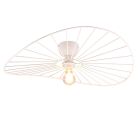 Witte plafondlamp industrieel, Dejan