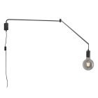 Moderne wandlamp Filippus, zwart