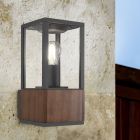 Moderne buiten wandlamp Sanna, bruin