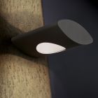 Moderne buiten tafellamp Suleika, Antraciet, Incl. warm wit LED