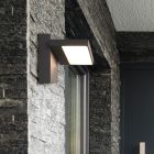 Moderne buiten wandlamp Tabita, antaciet, 3000K warm wit