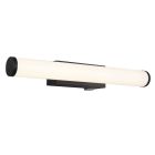 Moderne wandlamp Staby, zwart, metaal, geïntegreerde LED